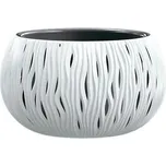 Prosperplast Květináč s vkladem SANDY BOWL 23,8 cm bílá 23,8 cm, 2,3 l 2,3 l