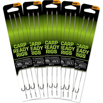 Rybářský háček Carp Ready Rigs x 3 - Wide Gape size 6 (20lb)
