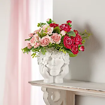 Váza 3Pagen Váza Obličej Výška 16 cm, průměr 12 cm.