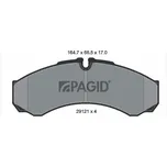 Sada brzdových destiček, kotoučová brzda PAGID C4074N