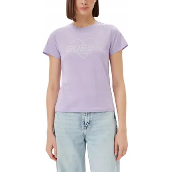 Dámské oblečení GUESS Levandulové tričko Narciso L