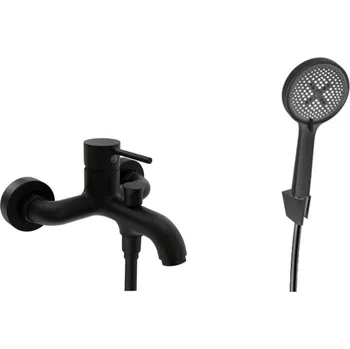 kielle Oudee - Vanová baterie s příslušenstvím EcoSpare, matná černá 10302SN24