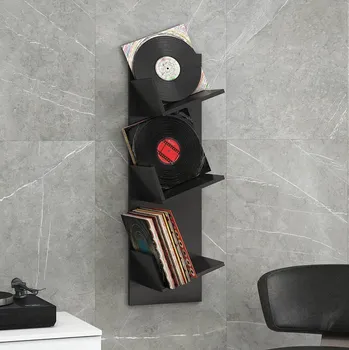 police Vcm Nástěnná police Sulda, černá