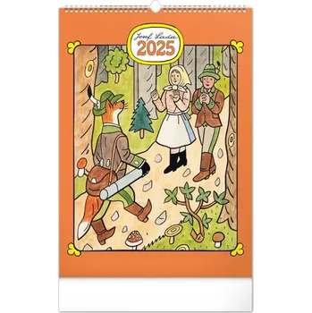 Kalendář Nástěnný kalendář Josef Lada 2025, 33 × 46 cm