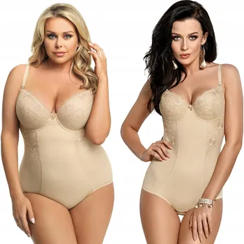 Dámské spodní prádlo Pohodlné ZEŠTÍHLUJÍCÍ BODY modelující postavu GORSENIA G184 LIVIA béžové 95B