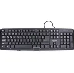 Standardní USB klávesnice s cyrilicí, černá