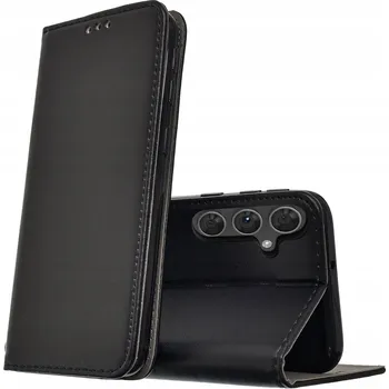 Pouzdro na mobilní telefon Pouzdro z kůže Magnet + SKLO pro Samsung Galaxy S25 FE