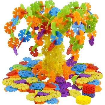 ostatní stavebnice VELKÝ SET STAVEBNICE HVĚZDIČKY 506 DÍLKŮ PRO DĚTI 3+