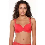 LingaDore vyztužená podprsenka červená velikost 70F