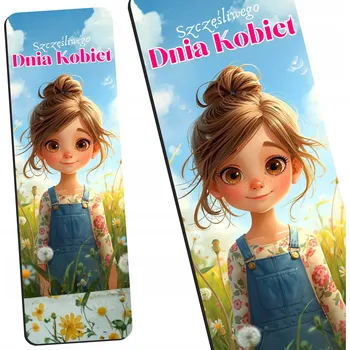 Záložka Dárek ke Dni žen – ZÁLOŽKA DO KNIHY pro dívku do školy, vzory