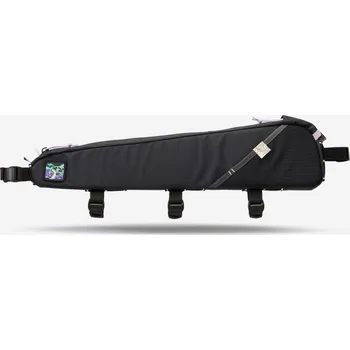 brašna na kolo ROCKRIDER Brašna na horní rámovou trubku na bikepacking 1,4 litru ADVT 500 ČERNÁ