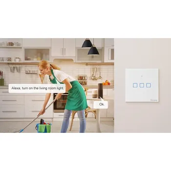 Centrální jednotka pro chytrou domácnost Sonoff Smart Switch WiFi RF 433 T1 EU TX (1 kanál)