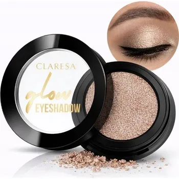 Přípravek na oči CLARESA - GLOW - Oční stíny - Perleťové oční stíny - 04 CHILLED GOLD