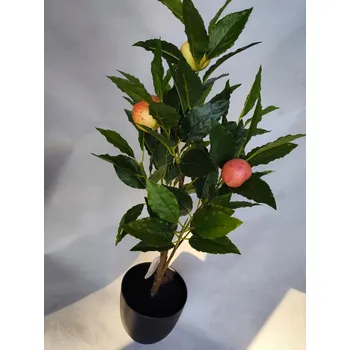 umělá květina Ovocný stromek Emerald Eternal Green meruňky umělý 65 cm