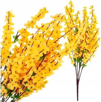 umělá květina ZLATICE KYTICE FORSYTHIÍ VELKÁ UMĚLÉ KVĚTY 60 CM