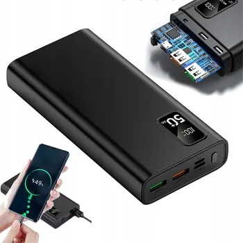 Powerbanka POWERBANK RYCHLÉ NABÍJENÍ 50000MAH 22.5W KABEL USB-C LIGHTNING