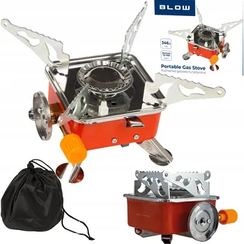 Outdoor vaření Turistický plynový vařič Blow 2800 W piezo zapalování skládací ocel