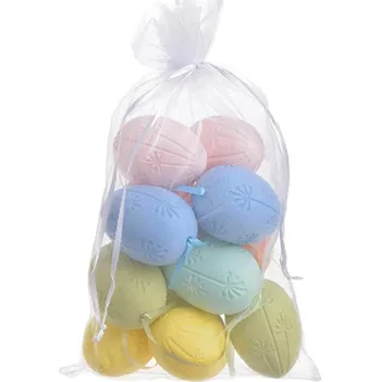 Velikonoční dekorace Pro Háčkování Velikonoční vajíčka 12 ks barevná