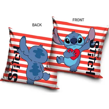 Polštář Dětský povlak na polštářek Lilo a Stitch Srdce Plné Radosti