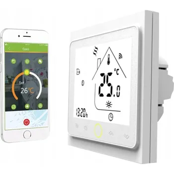 IP kamera Termostat pro topné rohože a termoelektrické pohony, chytrý, bílý, WiFi, TUYA