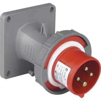 Elektrická zásuvka TP Electric 3027-318-1600 Vestavná přívodka, úhlová, Quick Connect 4x32A / IP67 (TP Electric 3027-318-1600)