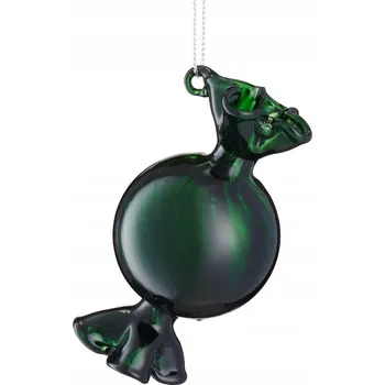 Vánoční ozdoba VILLA ITALIA Vánoční Koule skleněná CUKERKA zelená 9 cm