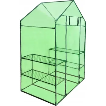 Skleník Zahradní skleník s policemi