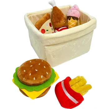 plyšák Magic Baby Rychlé občerstvení v košíku