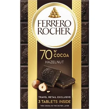 Čokoláda Ferrero Rocher Golden Dark Hazelnut 270 g