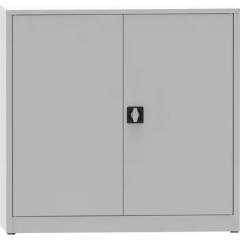 Policová skříň Kovona Dílenská policová skříň na nářadí KOVONA JUMBO, 2 police, svařovaná, 1150 x 1200 x 500 mm, šedá