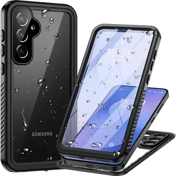 Pouzdro na mobilní telefon ShellBox - Voděodolné pouzdro IP68 - Samsung Galaxy S25 FE - Černá