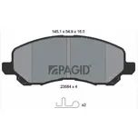 Sada brzdových destiček, kotoučová brzda PAGID T1274N