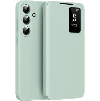 Pouzdro na mobilní telefon Techsuit - SmartView Series - Samsung Galaxy S26 Plus - Zelená