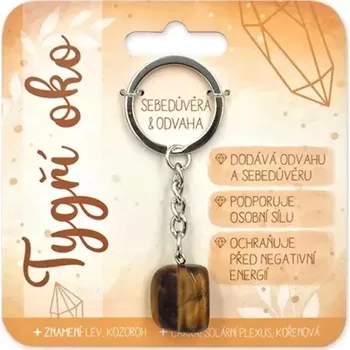 Nekupto Klíčenka s polodrahokamy Tygří oko