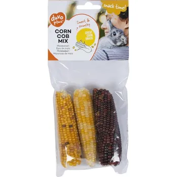 Pro hlodavce DUVO+ Kukuřičné klásky mix 3ks