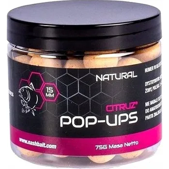 Boilies Nash Citruz Pop Up Boilies 12mm 75g Přírodní