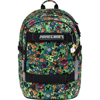 Školní batoh Baagl Školní batoh Skate Minecraft Chaos