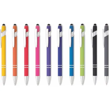 Kuličkové kovové pero NATIO SOFT mix 10 barev (cena je za 1 ks)