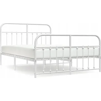 Postel Dřevěná manželská postel VidaXL 240x200 cm, vícebarevná