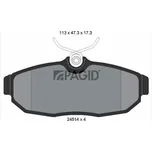 Sada brzdových destiček, kotoučová brzda PAGID T1675N