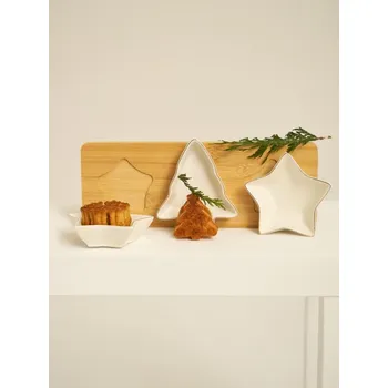 Sinsay - Servírovací tác se třemi mističkami - bílá - 342HG-00X - 342HG-00X-ONE