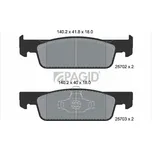 Sada brzdových destiček, kotoučová brzda PAGID T2260N
