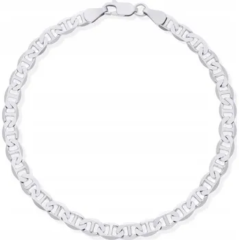 Náramek Pánský stříbrný náramek široký vzor Gucci, délka 22 cm Stříbro Rhodiovaný ryzost 925