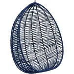 Tmavě modré závěsné křeslo NARS bez stojanu