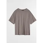 Sinsay - Bavlněné tričko Basic - hnědá - 237HB-84X - 237HB-84X-L