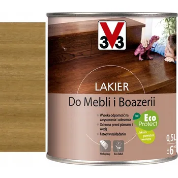 Lak na dřevo Lak na dřevo V33 TVIBC5 dub střední 0,5 l