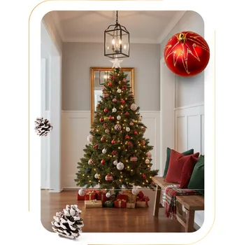 Vánoční stromek Springos CT0246 PREMIUM BOROVICE LESNÍ 220 CM