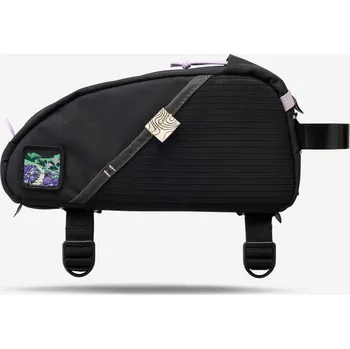 brašna na kolo ROCKRIDER Brašna na horní rámovou trubku na bikepacking 1,5 litru ADVT 500 ČERNÁ