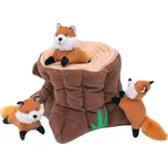ZippyPaws Burrow lišky v pařezu