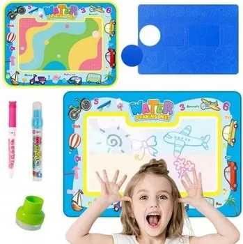 Obraz Vodní Podložka pro děti s motivem vozidel, sada pro malování, Fixy Razítko